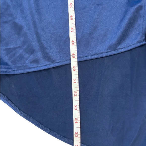 Sadyce Women’s Formal Strappy Dress Side Gather Slit Royal Blue Medium Wedding - Picture 9 of 15